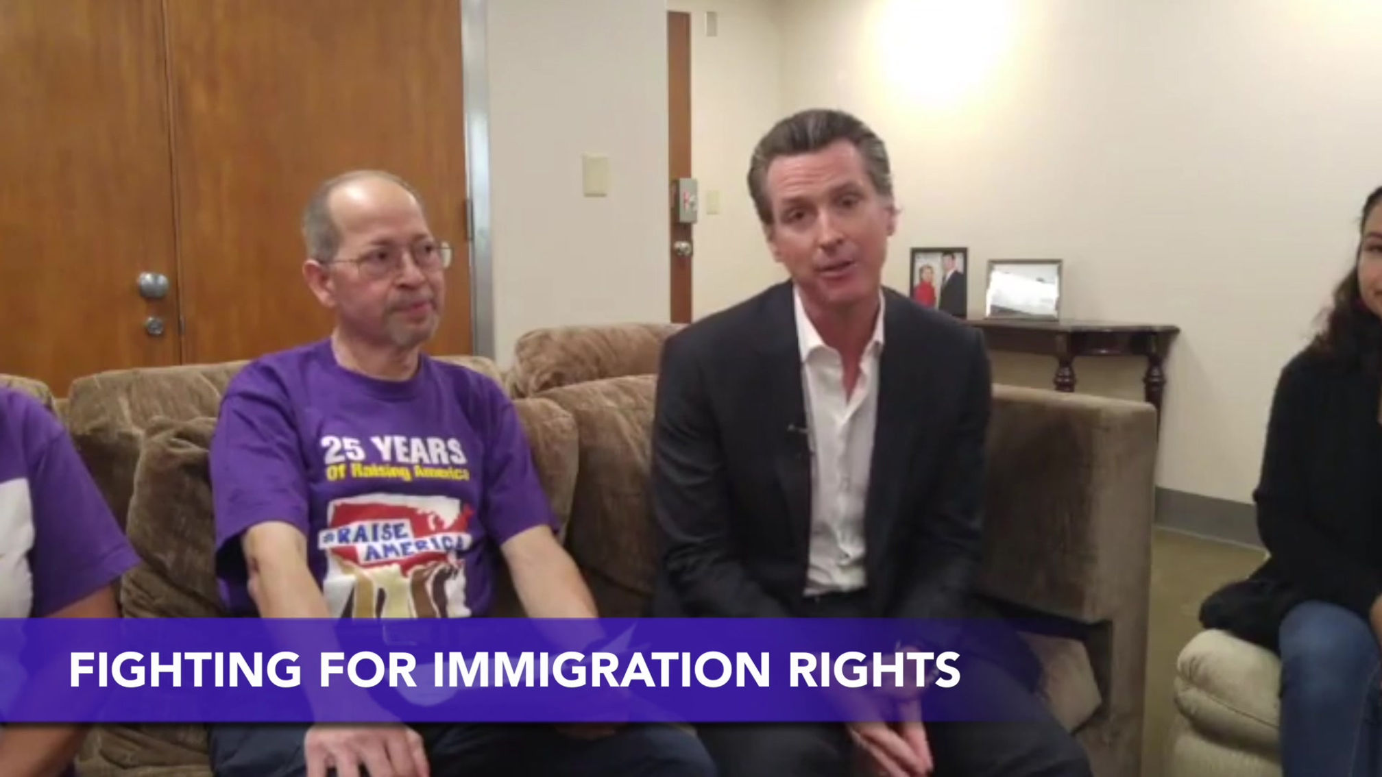 Gavin Newsom Stand With Us!